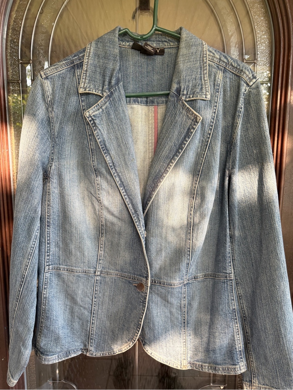 Venezia Light Wash Denim Blazer Jacket